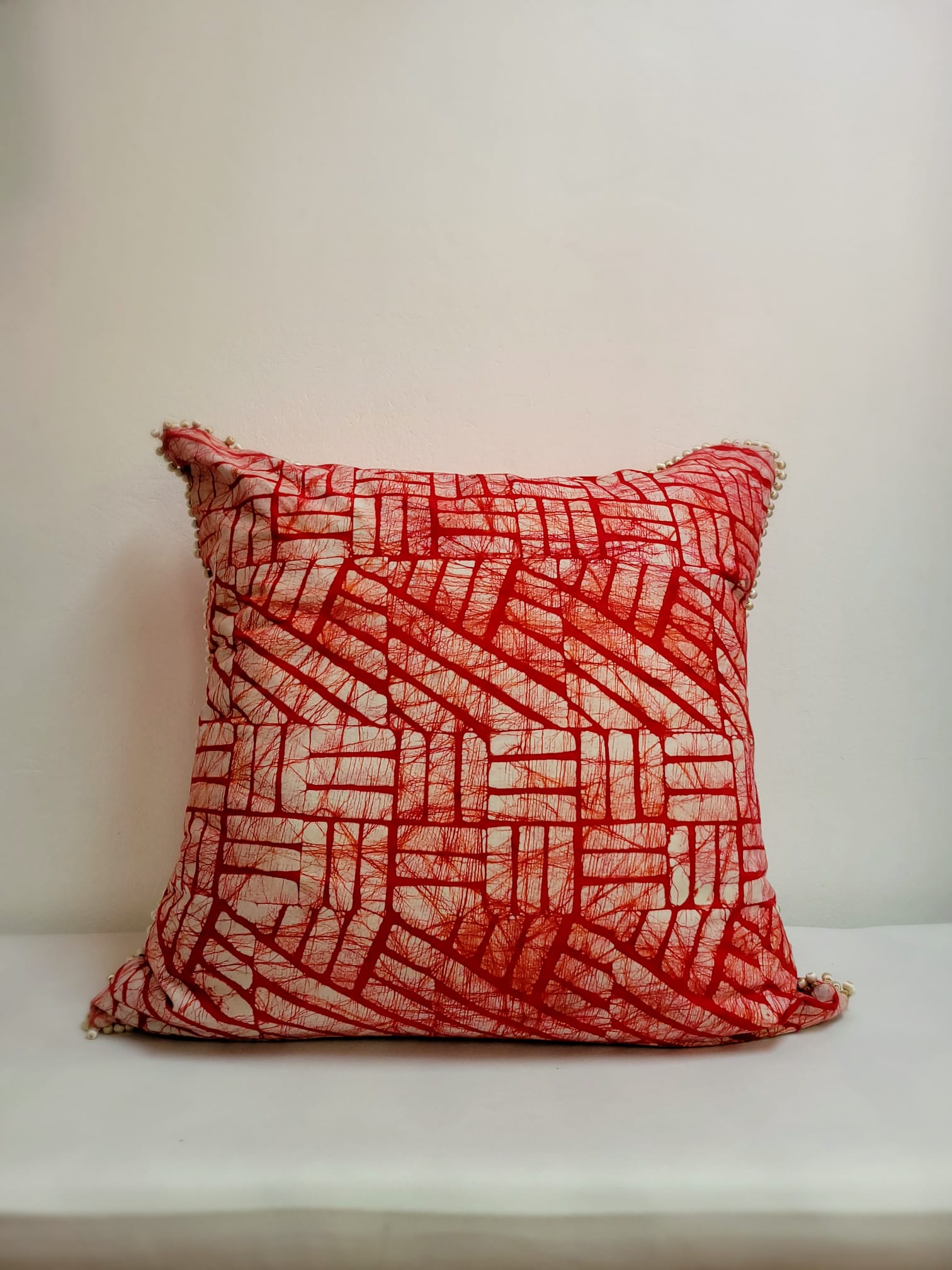 Batik Cotton Pillow 30 x 30 Ayissa Textile Designs