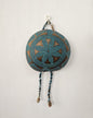 Hand Carved Calabash Hanging Geometric w/ Tassels